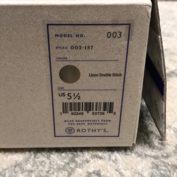 Rothy’s 5.5 Linen Double Stitch - Picture 7 of 7